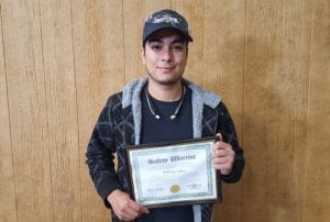 Anthony Vales awarded as safety warrior