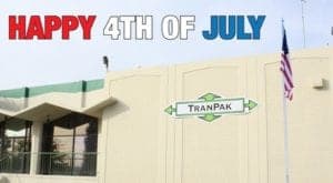 TranPak Closed For July 4th, 2018
