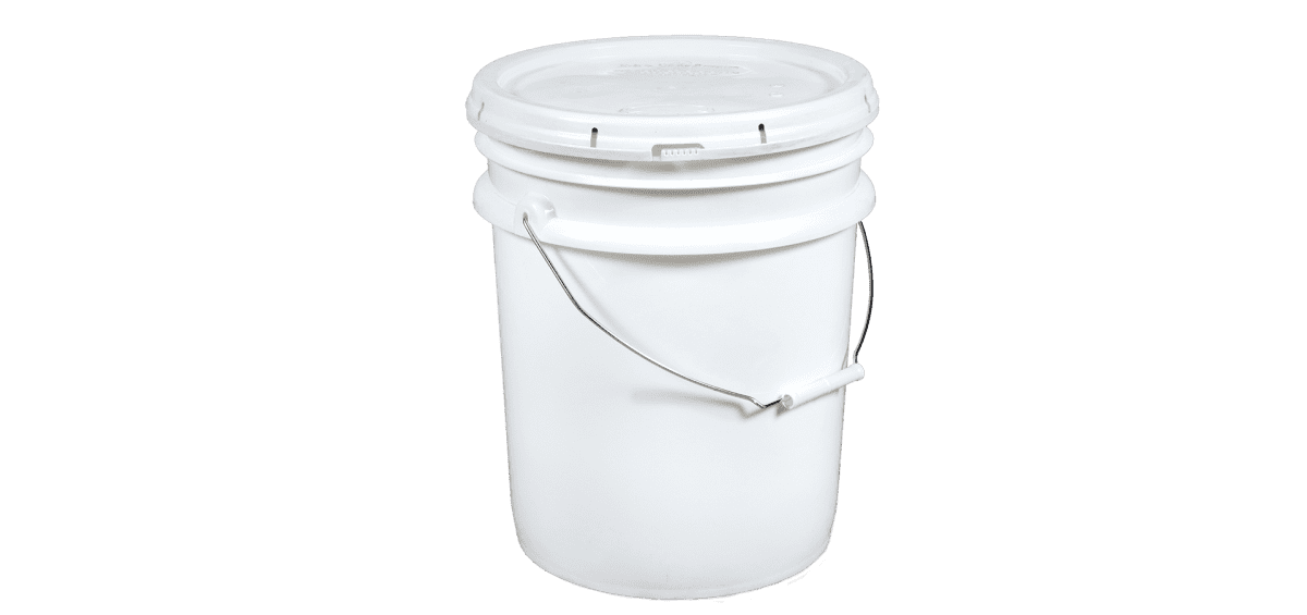 5 Gallon Pail with White Lid